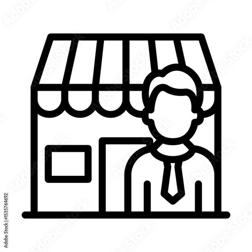 StoreManager line icon