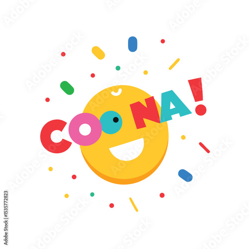 Celebration Confetti with Congrats Message
