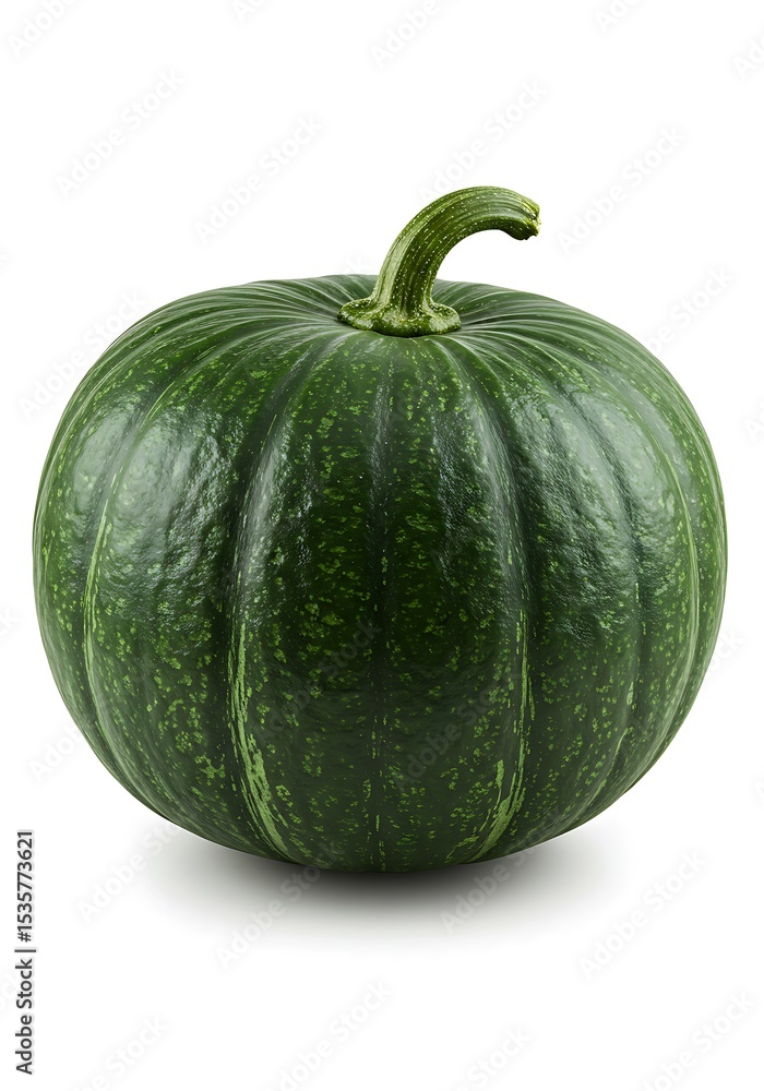 Vibrant Green Pumpkin: Studio Still Life Photography Vibrant Green Pumpkin: Studio Still Life Photography