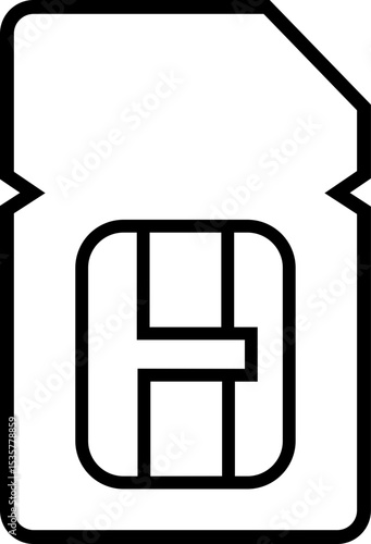 simcard icon | chip icon