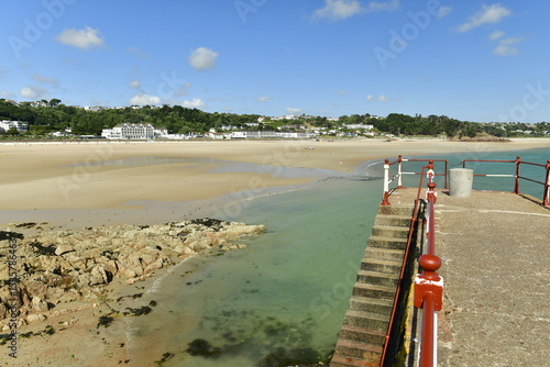 Wallpaper Mural St Brelades Bay, Jersey, U.K. A popular resort beach in the Summer. Torontodigital.ca