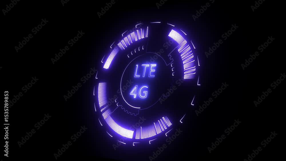 Tech Ring Interface Animation: Futuristic Circle HUD with Cyberpunk Vibes Tech Ring Interface Animation: Futuristic Circle HUD with Cyberpunk Vibes