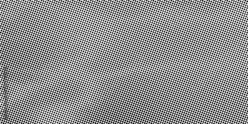 a black and white halftone metal grid pattern with dots, Black color halftone background halftone circle dotted dot cmyk background dot pattern fading dots