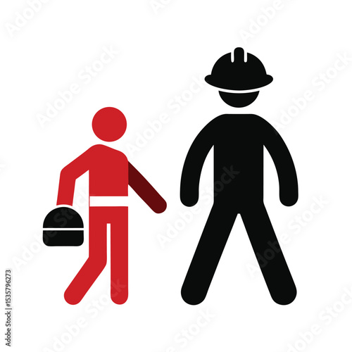 Firefighter Walking Confidently with Helmet