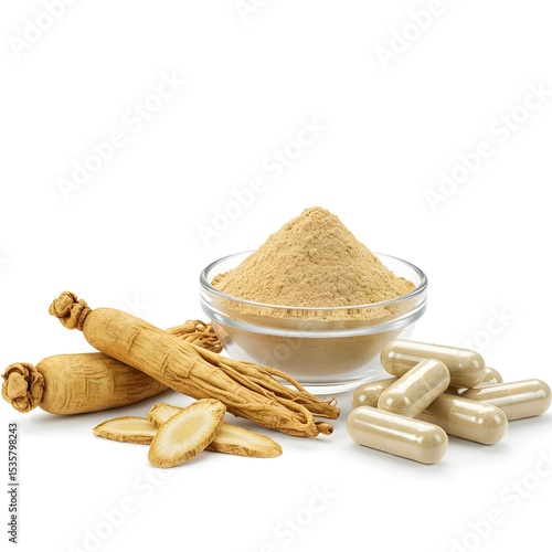 Ginseng Root Powder and Capsules A Comprehensive Guide to Ginseng