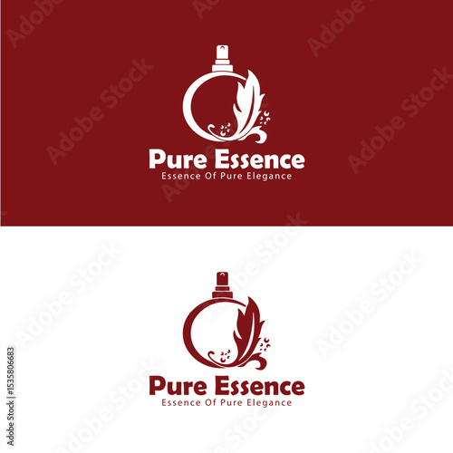 Pure Essence Perfume Logo Design.eps