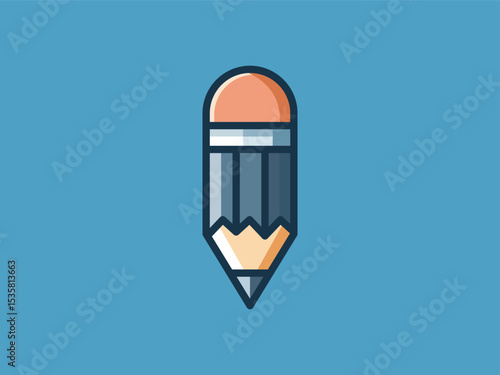 Cartoon Pencil Vector, Back to School Design