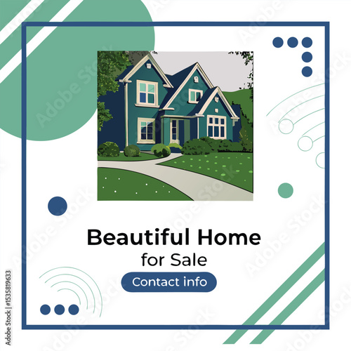 Dream Home Beautiful Teal House for Sale - Stunning Property