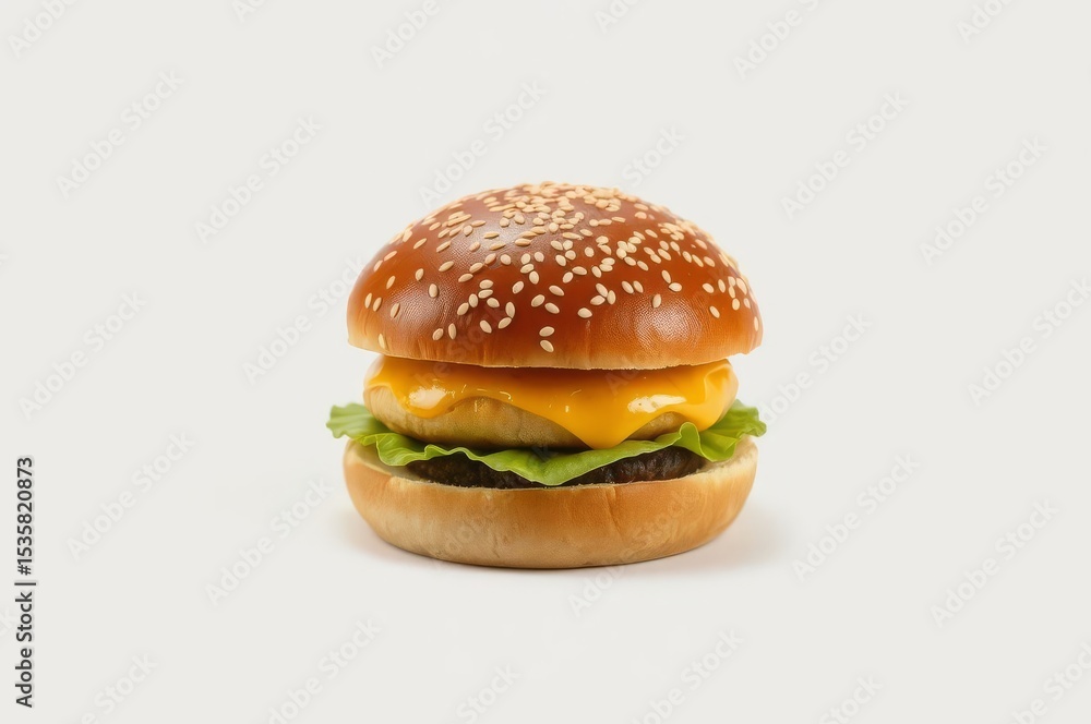 Shiny Hamburger Bun Half Shiny Hamburger Bun Half