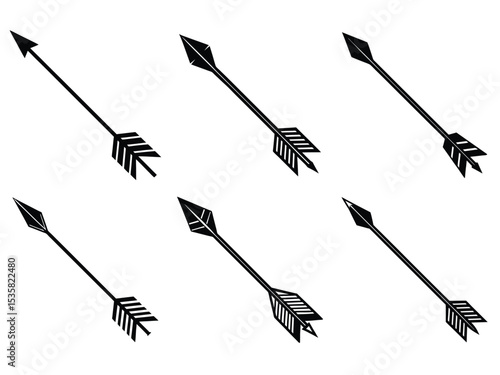 Arrowhead and Fletching Design Elements