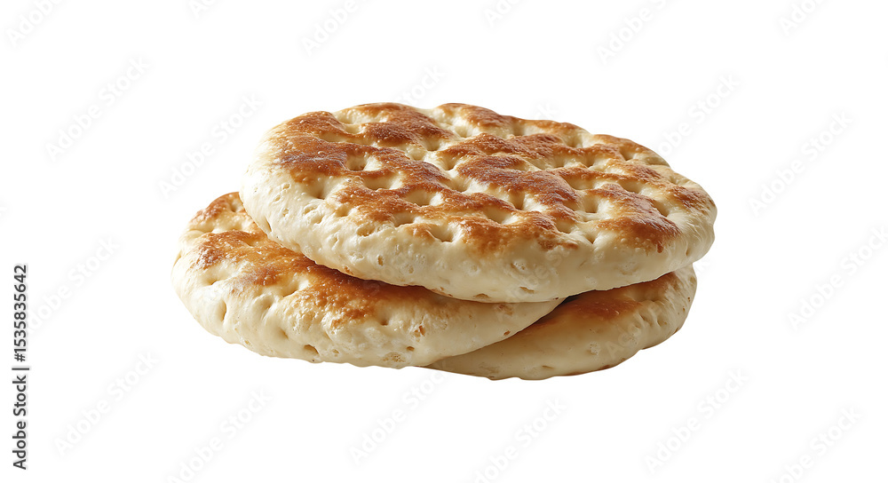 Traditional Arabic Bread Isolated on Transparent Background, png Traditional Arabic Bread Isolated on Transparent Background, png