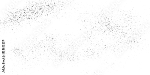 Grunge with fine grains isolated on white background. Vector illustration Vector random gritty background. scattered tiny particles, grunge black texture overlay pattern sample on background.