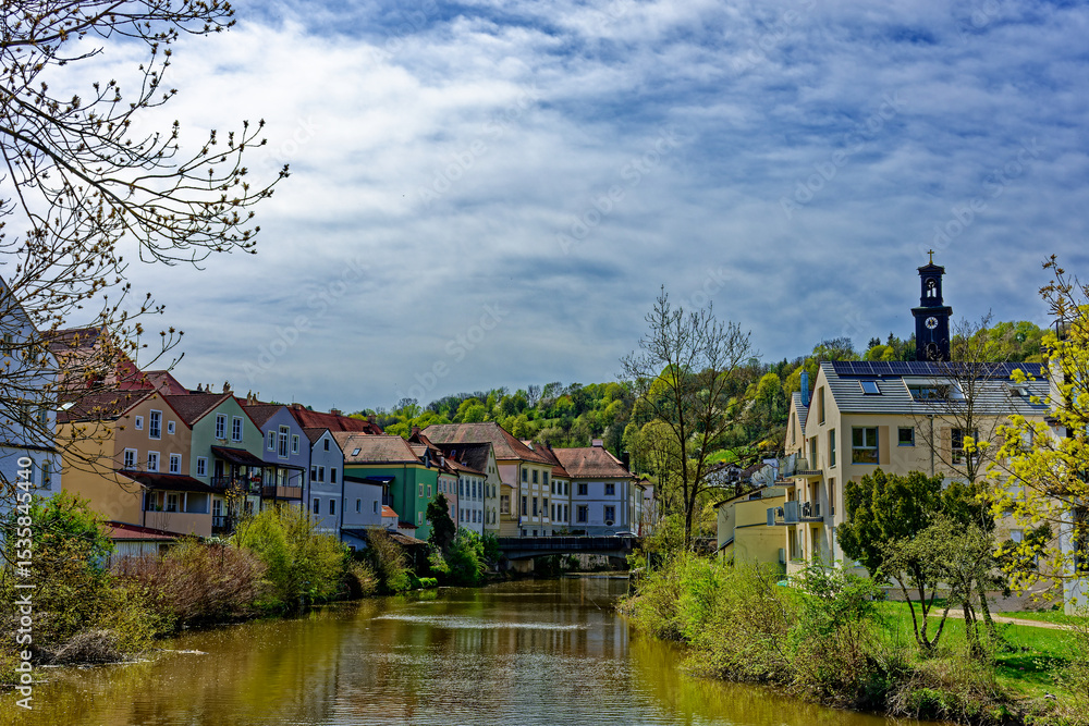 Fototapeta premium beautiful morning in the ancient city of Eichstatt