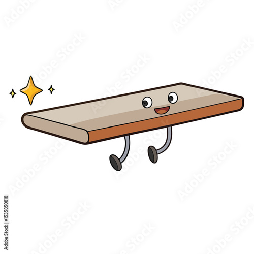 vector illustration of a cartoon coffee cup