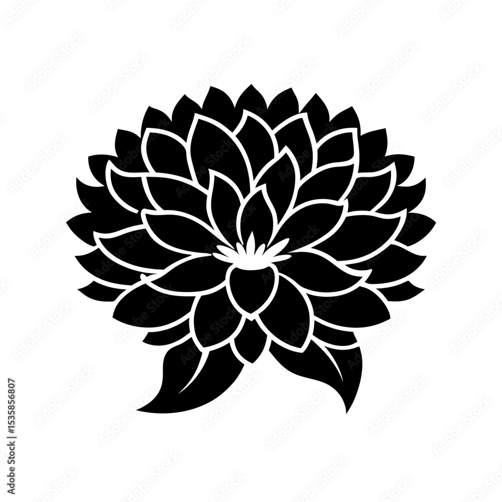 chrysanthemum flower silhouette chrysanthemum flower silhouette
