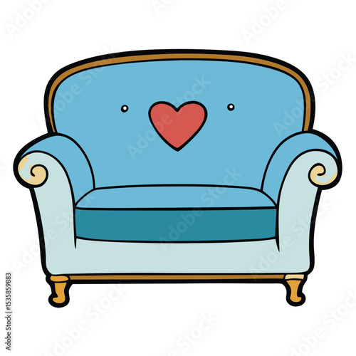 sofa isolated on white background