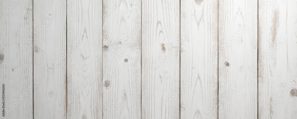 Naklejka premium Whitewashed old wood background, wooden abstract texture. Vertical wooden planks, natural pattern. Rustic design, aged boards, light color, versatile surface for design and decor projects.