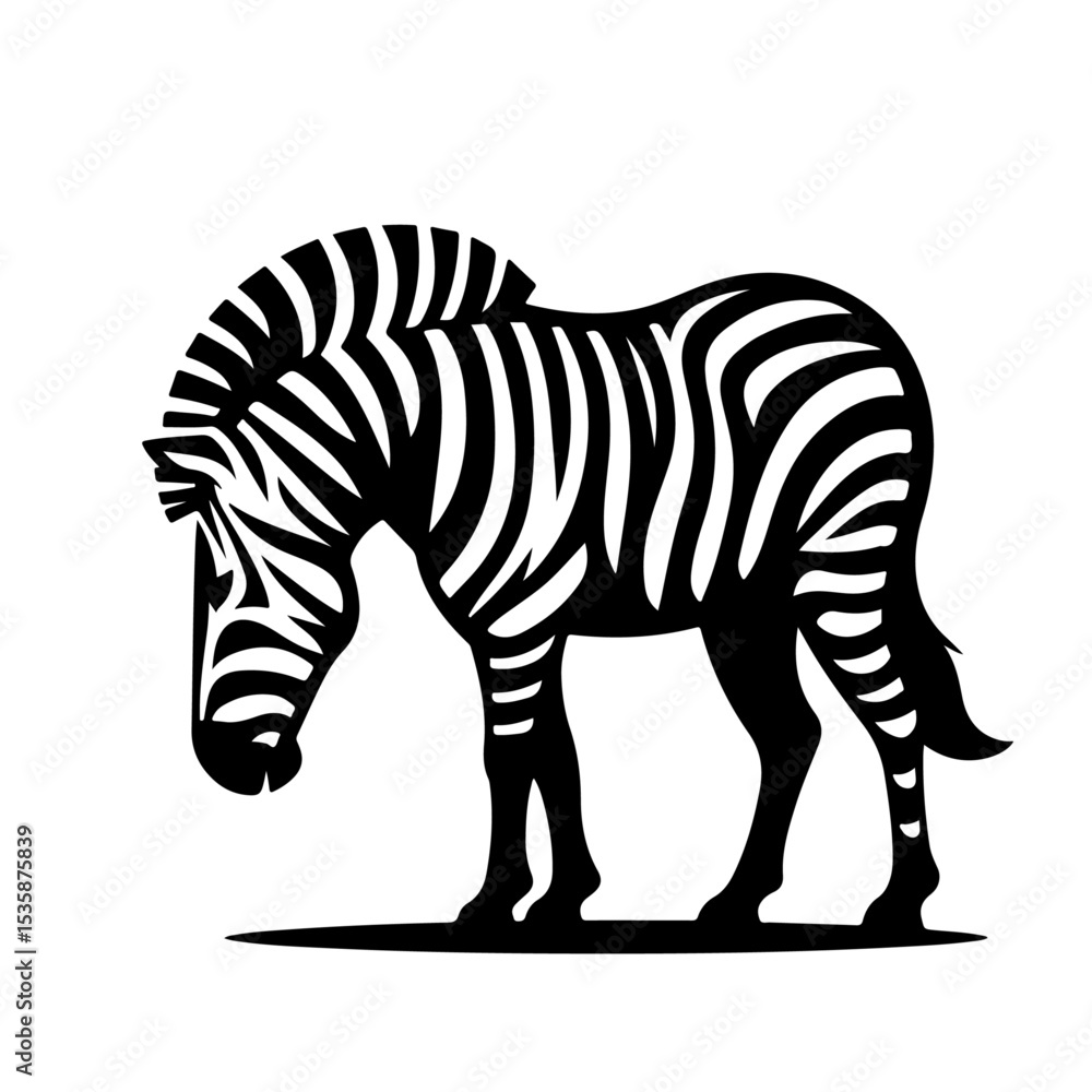 Obraz premium zebra silhouette 