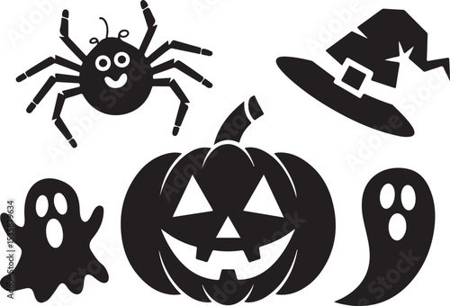 Halloween Trick or Treat Vector Bundle
