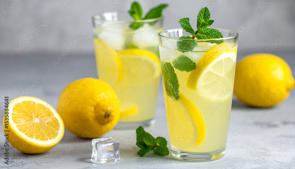 Lemonade – A refreshing drink made from lemon juice, water, and sugar. Lemonade – A refreshing drink made from lemon juice, water, and sugar.