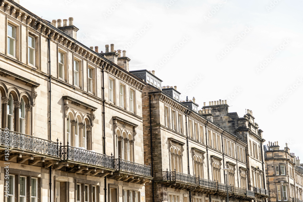 Obraz premium facades in Edinburgh, Scotland