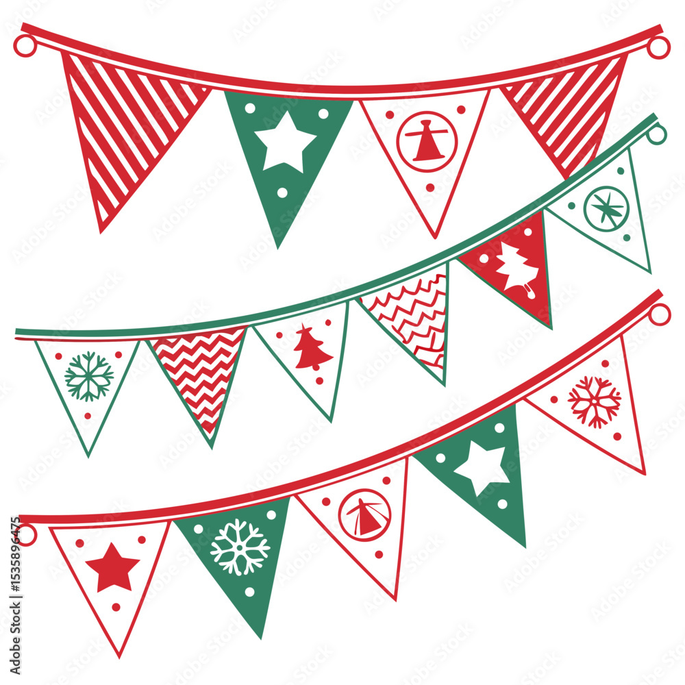 Obraz premium vector illustration of a christmas background