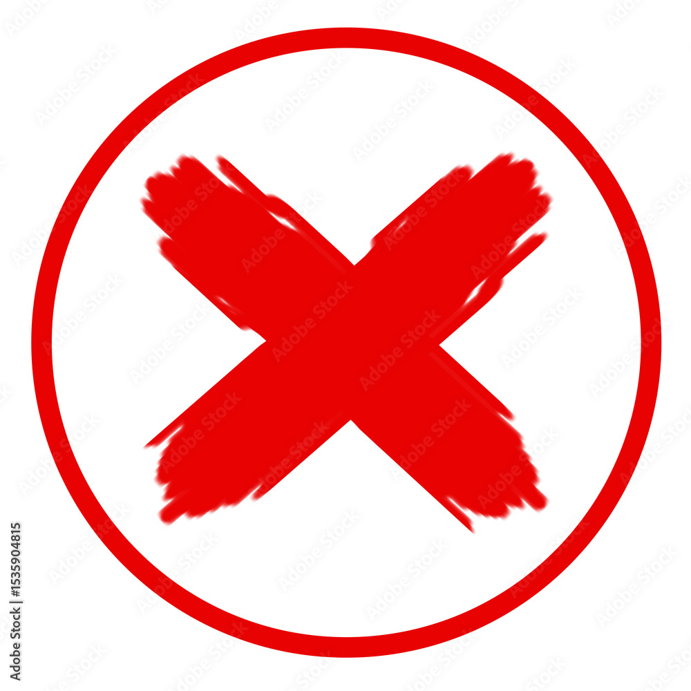 Obraz premium red cross icon