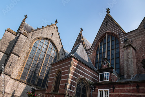 Canvas Print Saint John Church (Sint-Janskerk), was built in XV - XVI centuries, longest church in Netherlands 123 meters