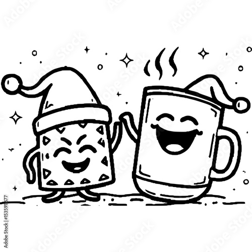 Sprechende Weihnachtskekse oder Tassen Kakao - 1