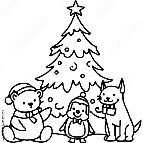 Tiere feiern Weihnachten - 4