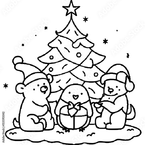 Tiere feiern Weihnachten - 7