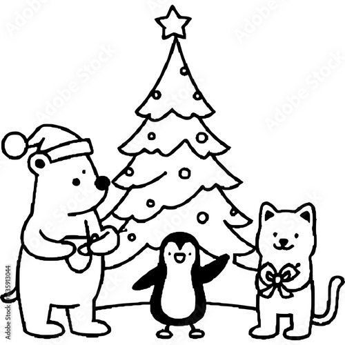 Tiere feiern Weihnachten - 8