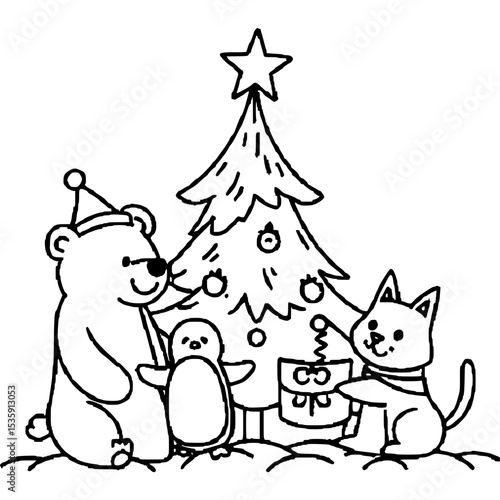 Tiere feiern Weihnachten - 10