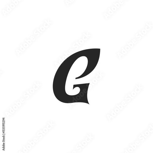 Logo design featuring a stylized letter or monogram, focusing on simplicity, uniqueness, and brand identity, suitable for businesses, startups, and personal branding.