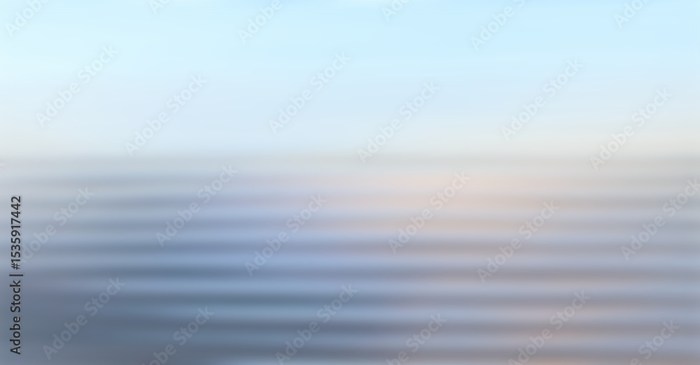 Obraz premium Soft Horizon Over Tranquil Water