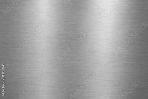 Seamless stainless steel metal texture with flawless industrial surface and contemporary material design