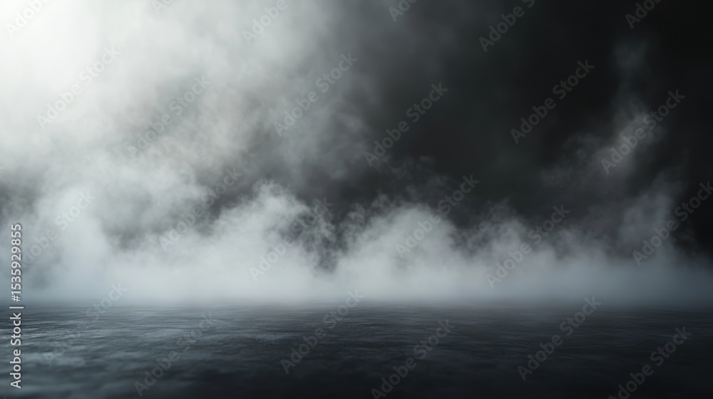 Captivating gradient backdrop creating an ethereal atmosphere with soft fog for striking product presentations in cinematic style Captivating gradient backdrop creating an ethereal atmosphere with soft fog for striking product presentations in cinematic style