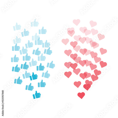 Social Media Icon Vector Design.