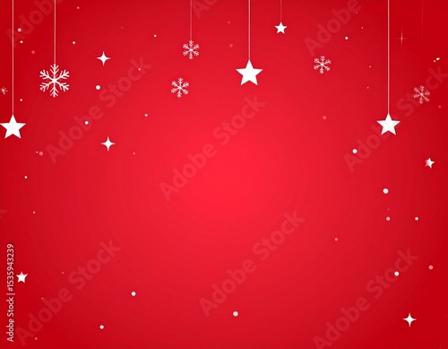 赤いクリスマスのシンプルな背景