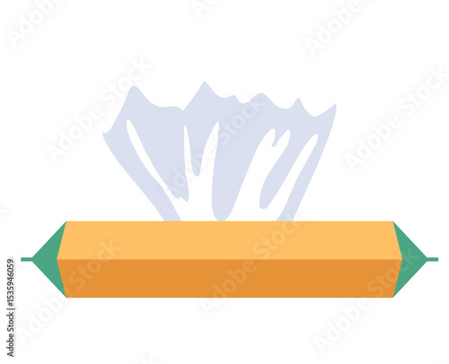 Napkins isolated icon concept. Vector flat graphic design illustration