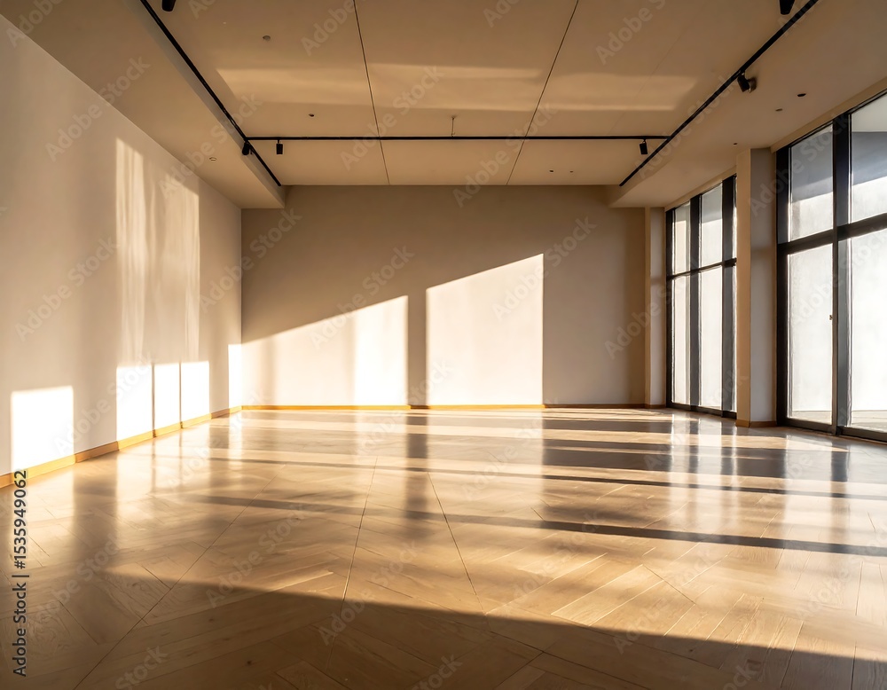 Obraz premium Empty room with sunlight (1)