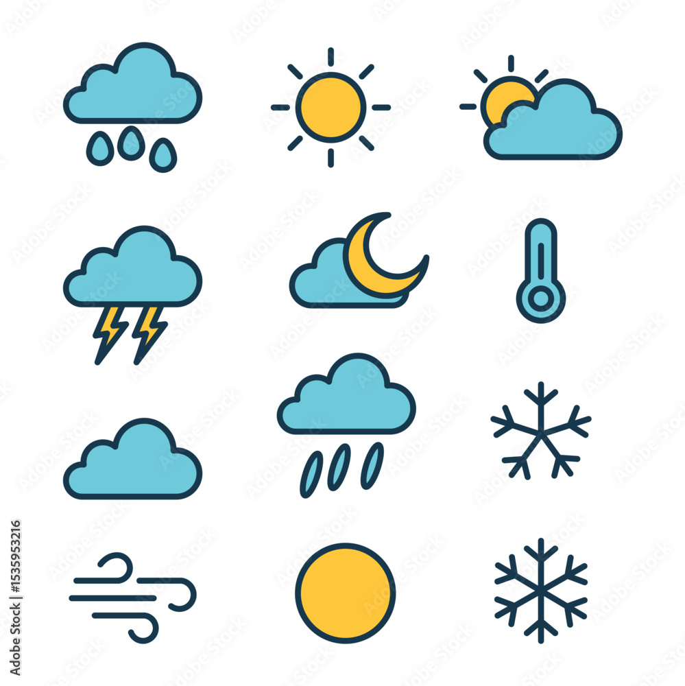 Obraz premium flat icon cloud.eps