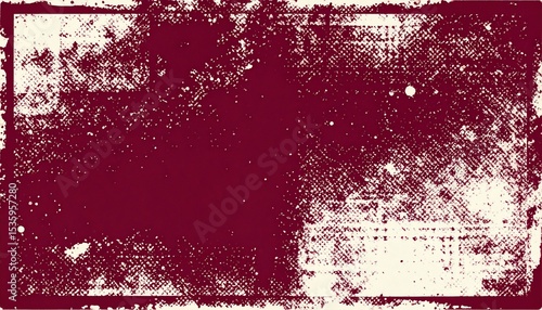 Maroon grunge textured background with worn edges - great for design inspiration