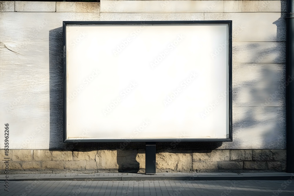 Blank Billboard on the Wall: Urban Advertising Potential Blank Billboard on the Wall: Urban Advertising Potential