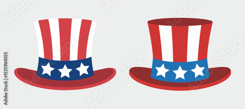 Patriotic uncle sam hats fourth of july