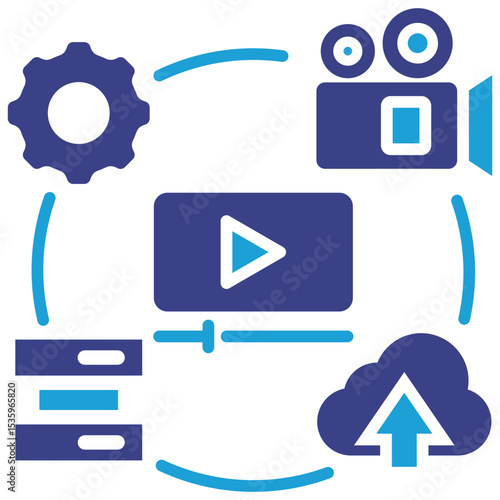 Video Processing Icon