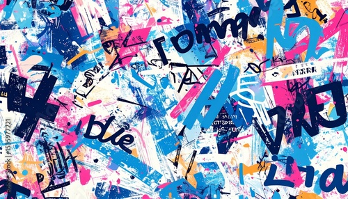 Colorful abstract graffiti design background - ideal for website backgrounds