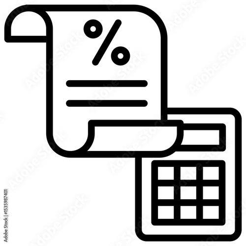 Tax Calculate Icon