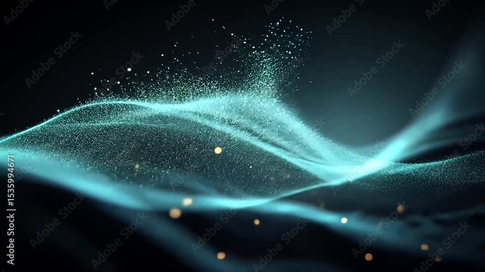 Abstract waves of light and particles in dark space (1) Abstract waves of light and particles in dark space (1)