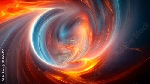 Wallpaper Mural Colorful swirling vortex of light and energy in space Torontodigital.ca